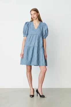 Cras Cph Kjoler<Leia Dress - Sparkle Denim
