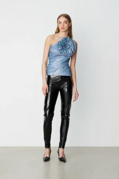 Cras Cph Bluser<Satc Top - Blue Silver